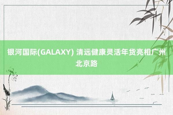 银河国际(GALAXY) 清远健康灵活年货亮相广州北京路